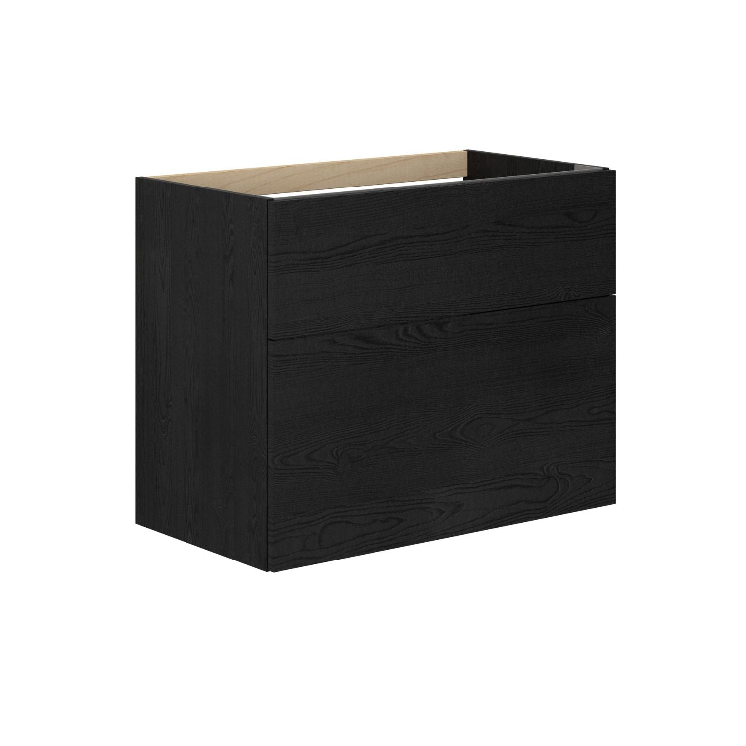 Dansani Inzo Servantskap 2 skuffer B60-120xH64xD44cm - Glatt Svart eik / 80cm Dansani Servantskap DA-M14-1050