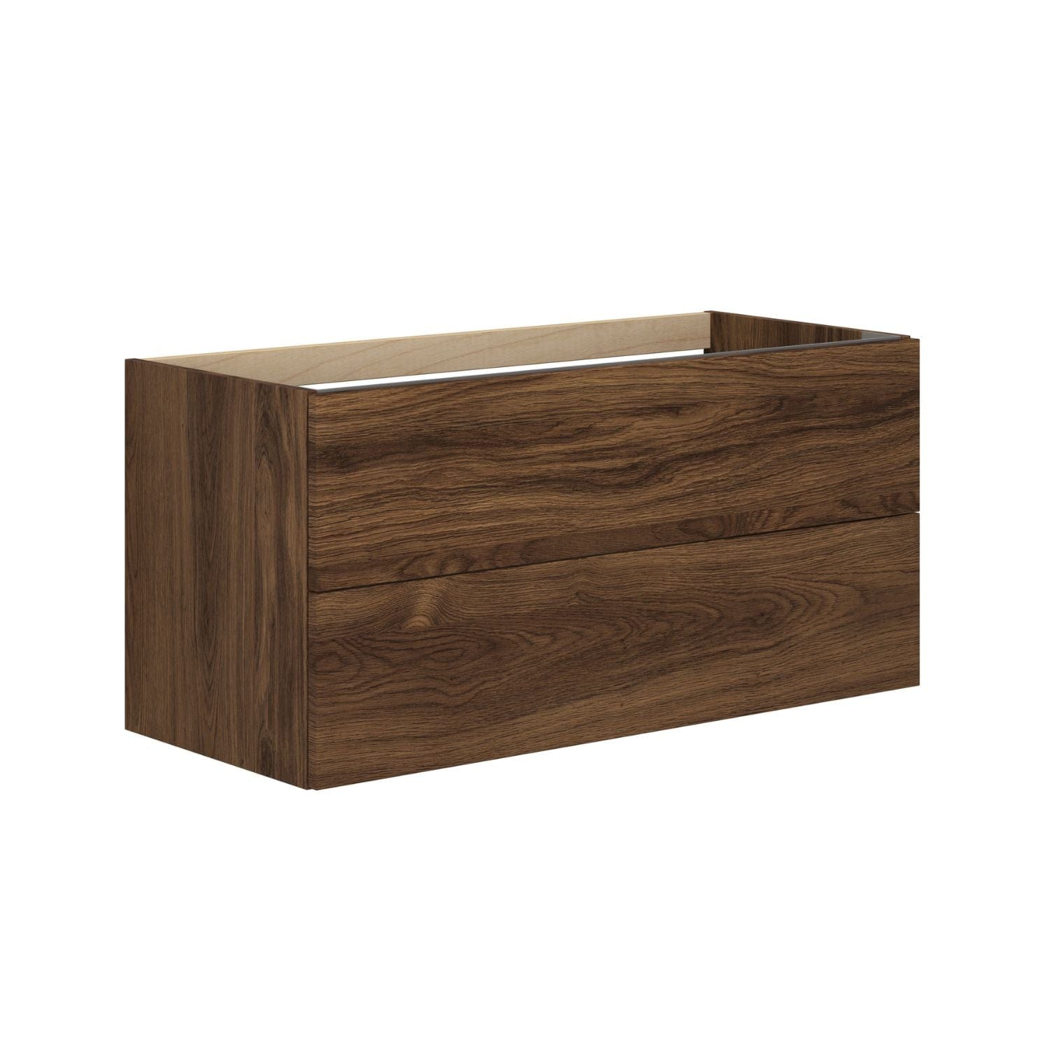 Dansani Inzo Servantskap 2sk B60-120xH48xD44cm, Glatt Brun eik / 100cm Dansani Servantskap DA-M10-1052