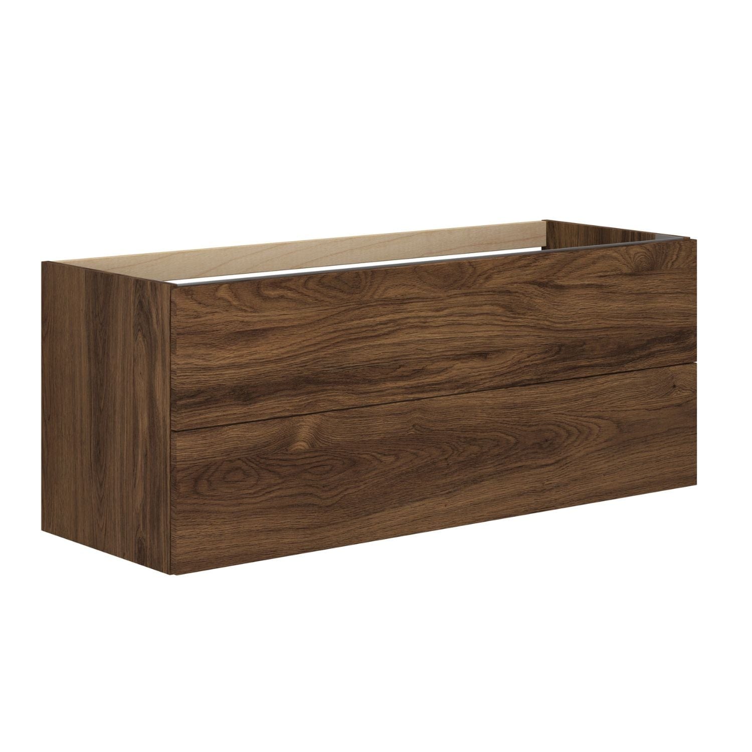 Dansani Inzo Servantskap 2sk B60-120xH48xD44cm, Glatt Brun eik / 120cm dobbel Dansani Servantskap DA-M12-1052