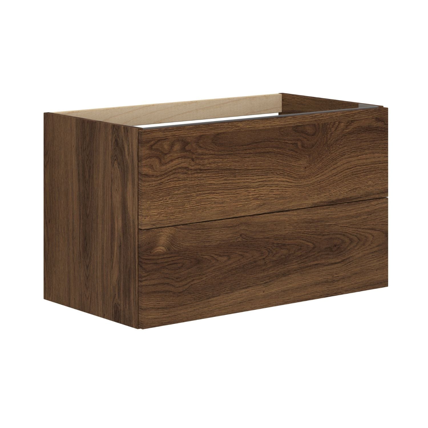 Dansani Inzo Servantskap 2sk B60-120xH48xD44cm, Glatt Brun eik / 80cm Dansani Servantskap DA-M09-1052