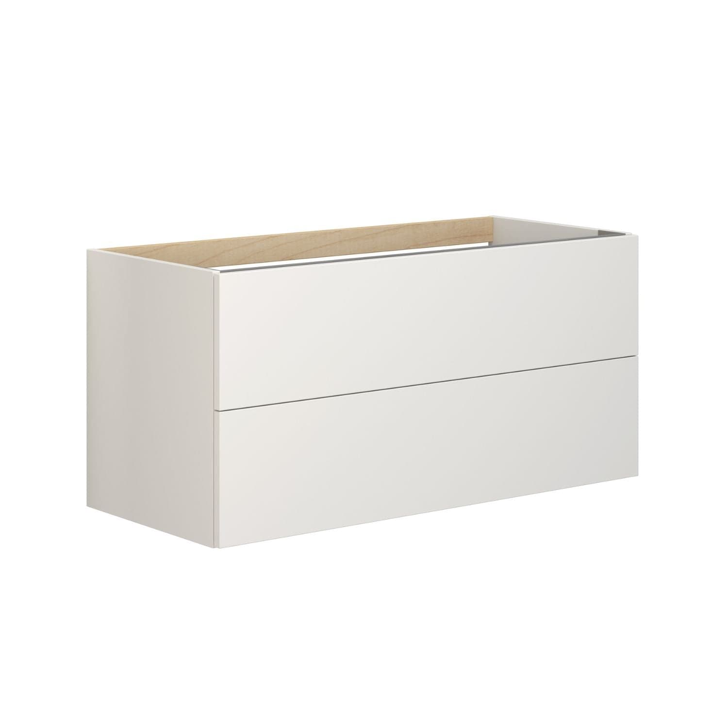 Dansani Inzo Servantskap 2sk B60-120xH48xD44cm, Glatt Hvit matt / 100cm Dansani Servantskap DA-M10-1010