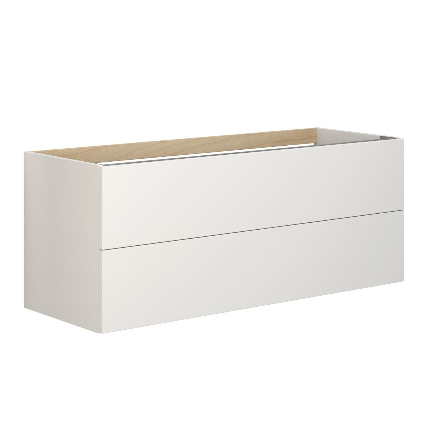 Dansani Inzo Servantskap 2sk B60-120xH48xD44cm, Glatt Hvit matt / 120cm dobbel Dansani Servantskap DA-M12-1010