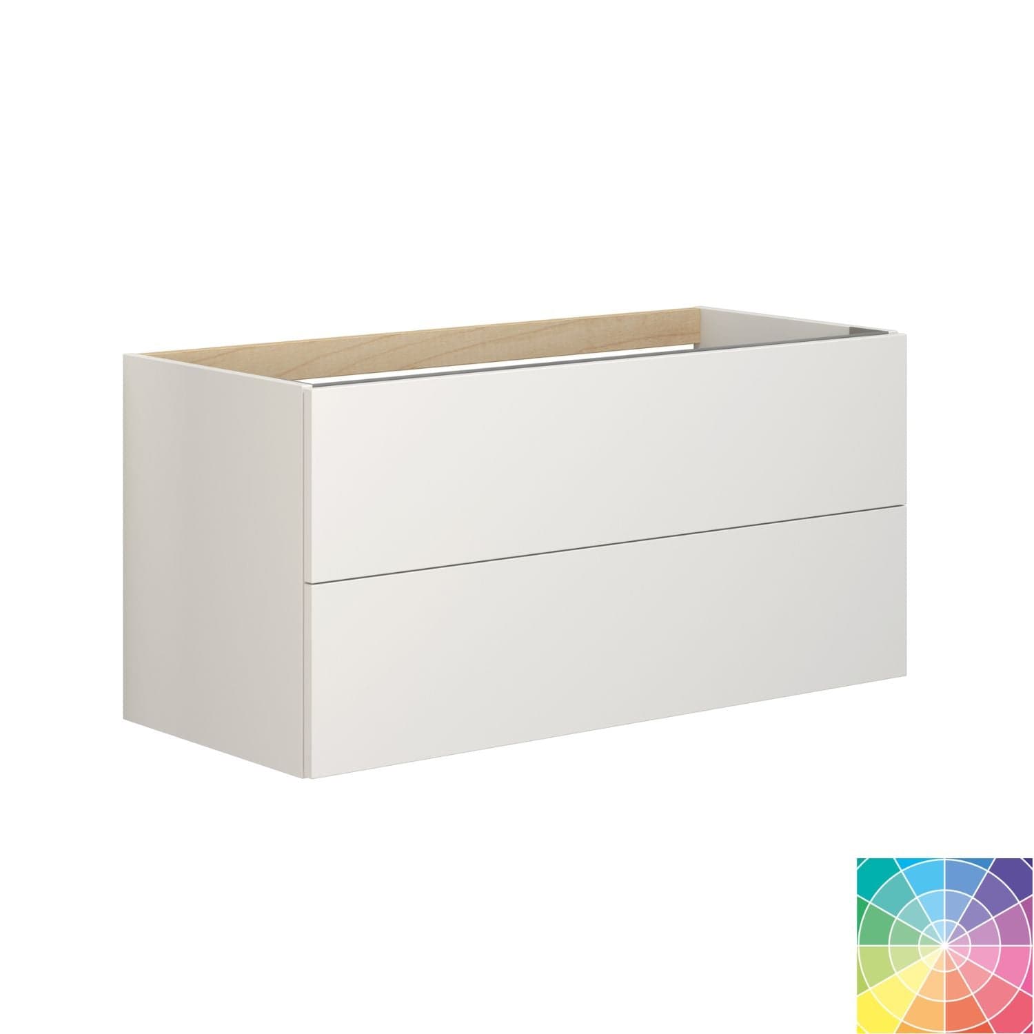 Dansani Inzo Servantskap 2sk B60-120xH48xD44cm, Glatt NCS Farge / 100cm Dansani Servantskap DA-M10-1099