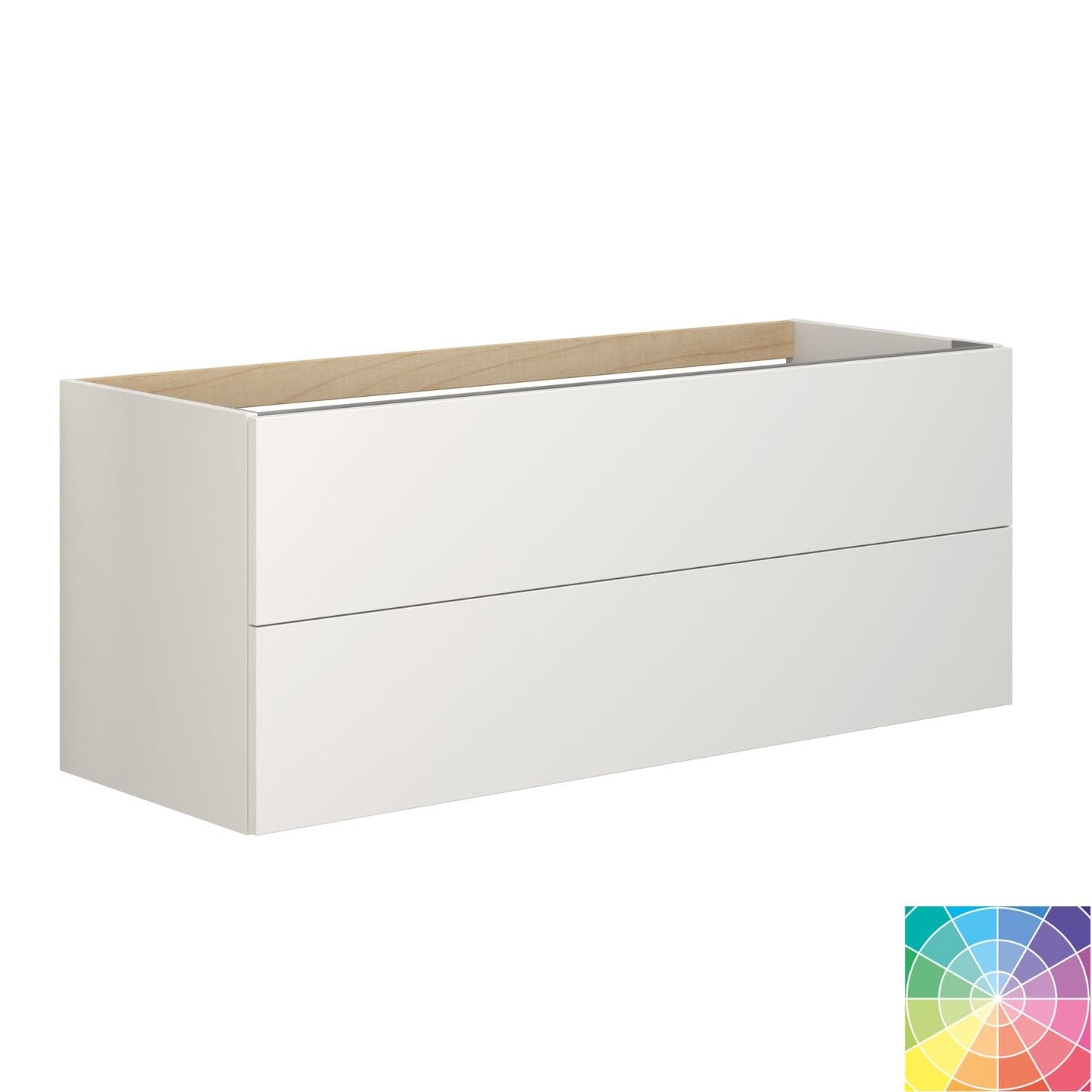 Dansani Inzo Servantskap 2sk B60-120xH48xD44cm, Glatt NCS Farge / 120cm Dansani Servantskap DA-M11-1099