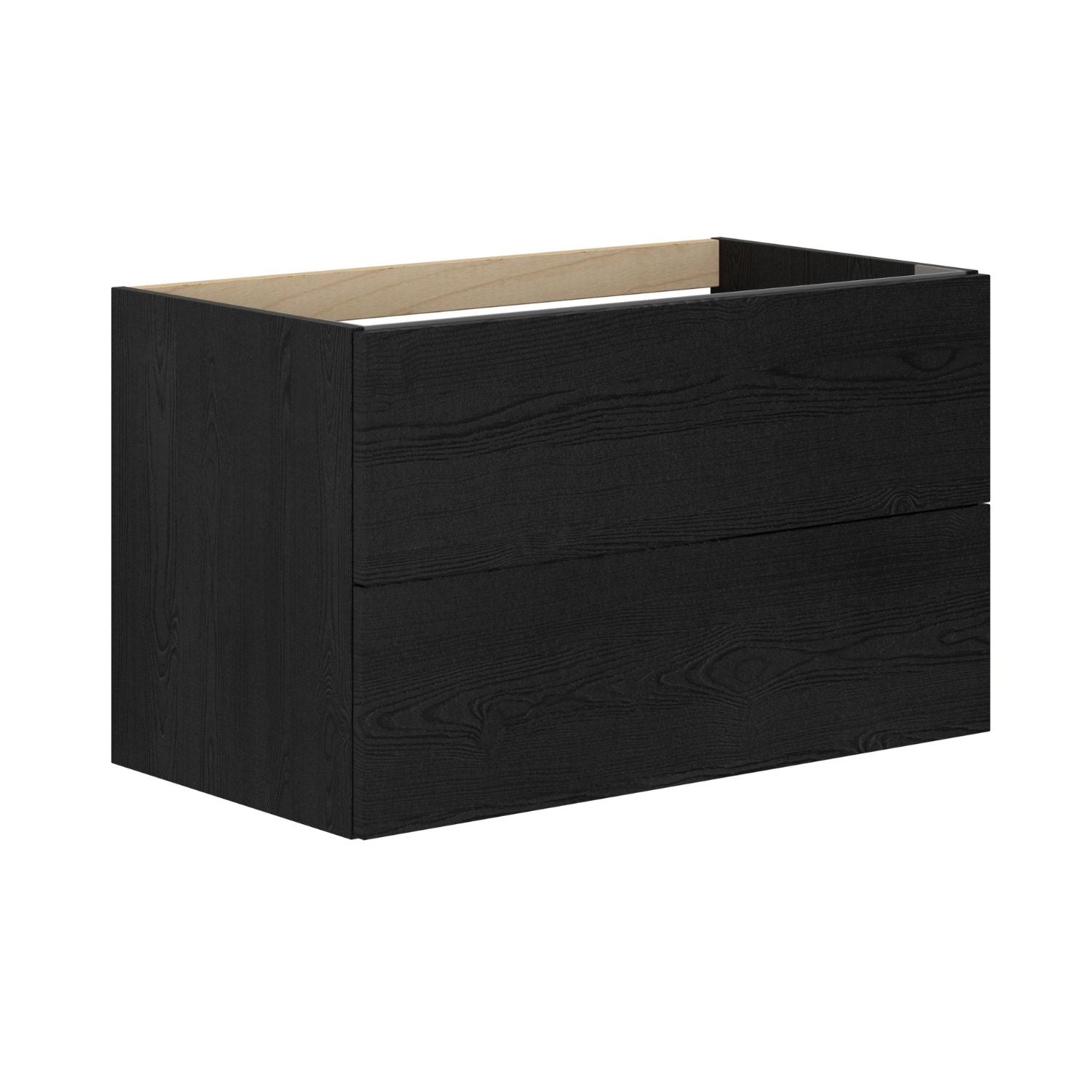 Dansani Inzo Servantskap 2sk B60-120xH48xD44cm, Glatt Svart eik / 80cm Dansani Servantskap DA-M09-1050