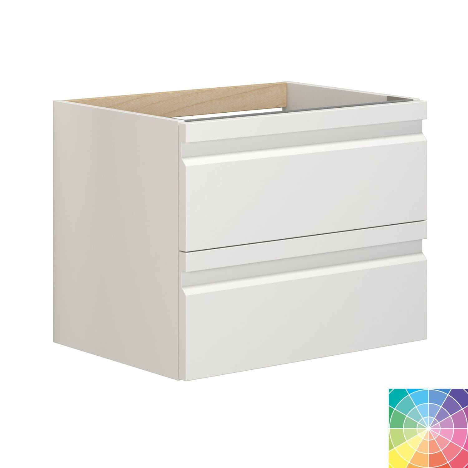 Dansani Inzo Servantskap med 2sk B60xH48xD44cm, Integrert NCS Farge Dansani Servantskap DA-M08-2099