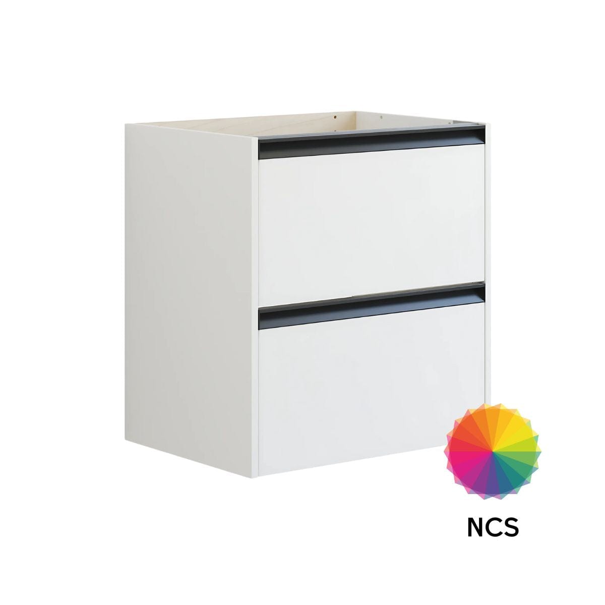 Dansani Inzo Skap med Integrert Grep 2 skuff B60-120xH64xD44cm NCS farge / 60cm Dansani Sideskap bad DA-T15-7099