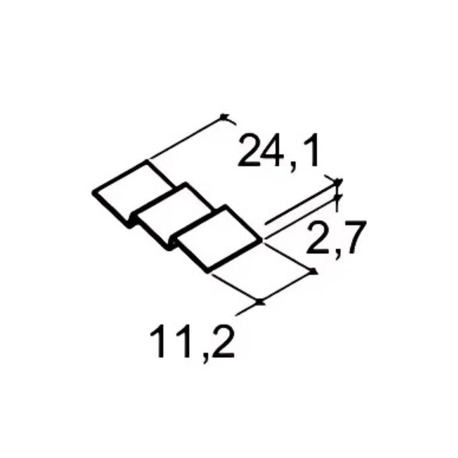 Dansani Inzo Skuffedisplay B11cm Dansani Tilbehør baderomsinnredning DA-SI27