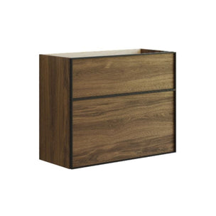 Dansani Inzo Slim Servantskap Alu-ramme svart ekstra høy underskuff