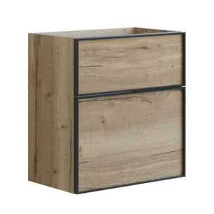 Dansani Inzo Slim Servantskap Alu-ramme svart ekstra høy underskuff