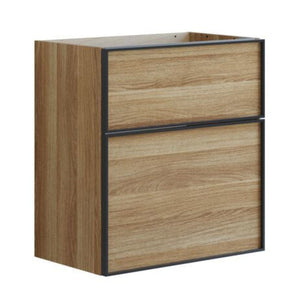 Dansani Inzo Slim Servantskap Alu-ramme svart ekstra høy underskuff