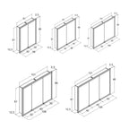 Dansani Inzo Speilskap In-built
