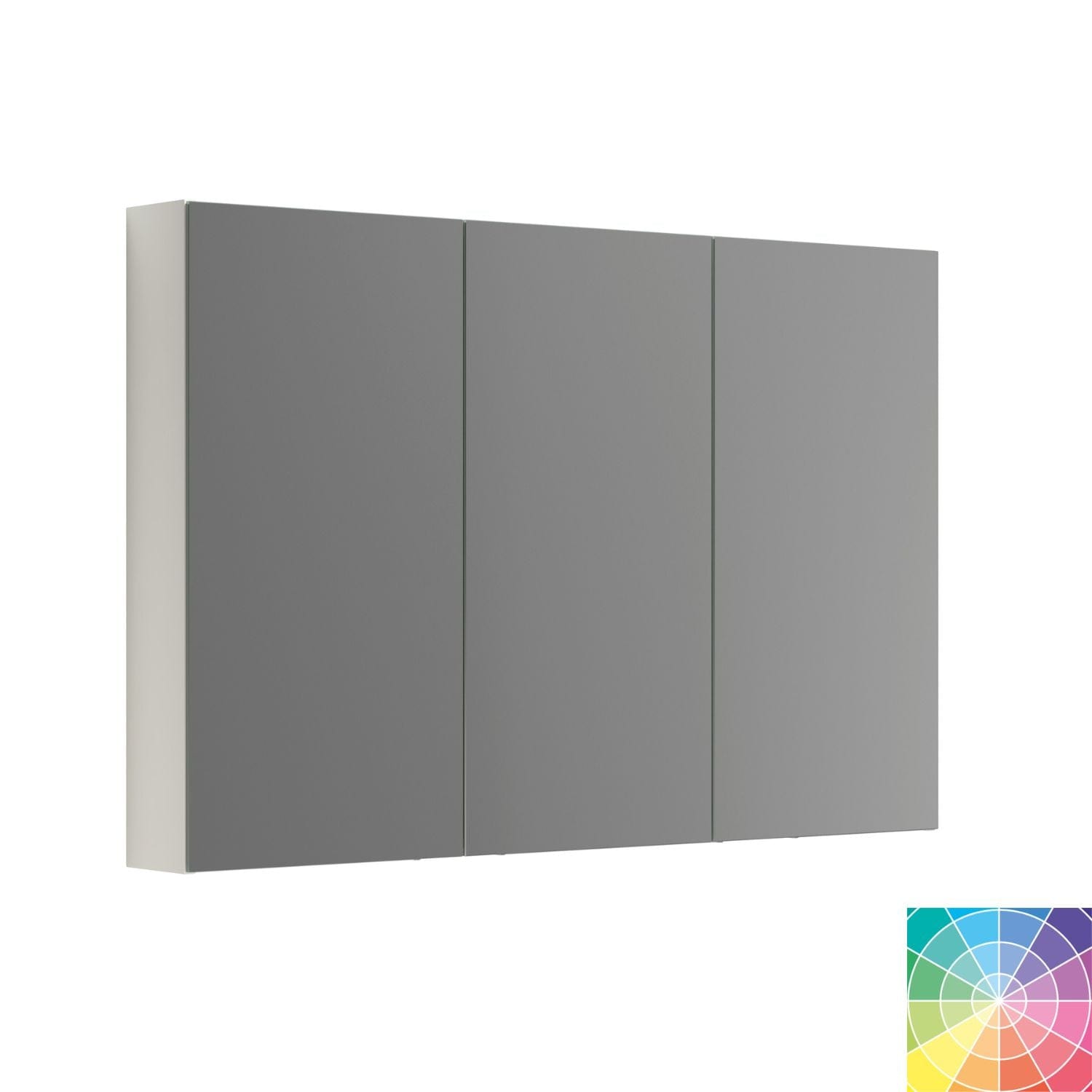 Dansani Inzo Style speilskap 3 dører B100-120xH80xD15cm NCS farge / 120cm Dansani Speilskap DA-S583-199