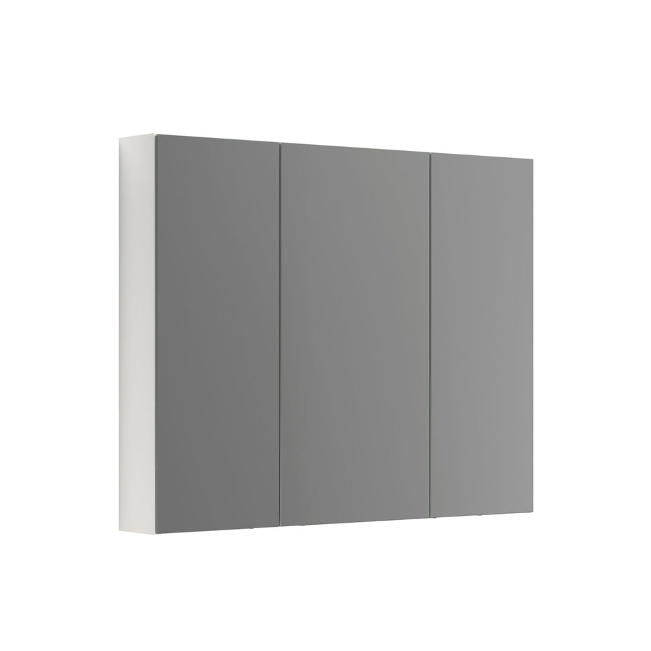 Dansani Inzo Style Speilskap 3 dører Hvit høyglans / 100cm Dansani Speilskap DA-S581-112