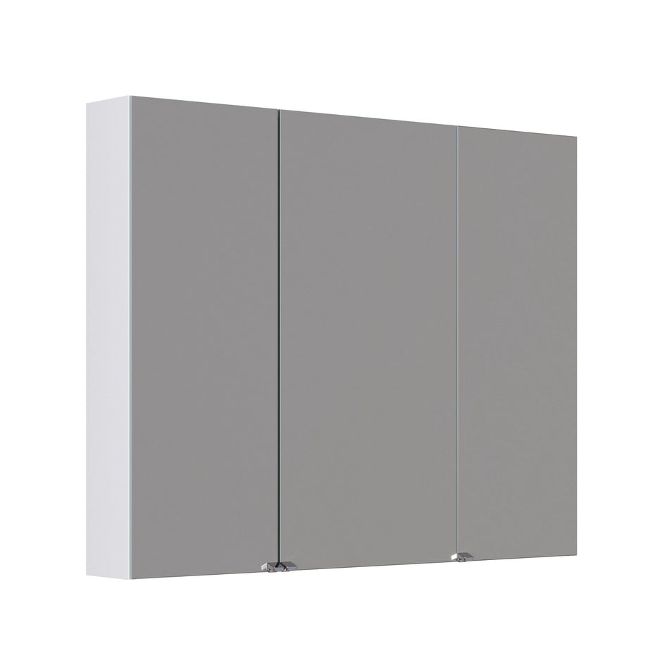 Dansani Inzo Style Speilskap 3 dører Hvit matt lakk / 100cm Dansani Speilskap DA-S881-171