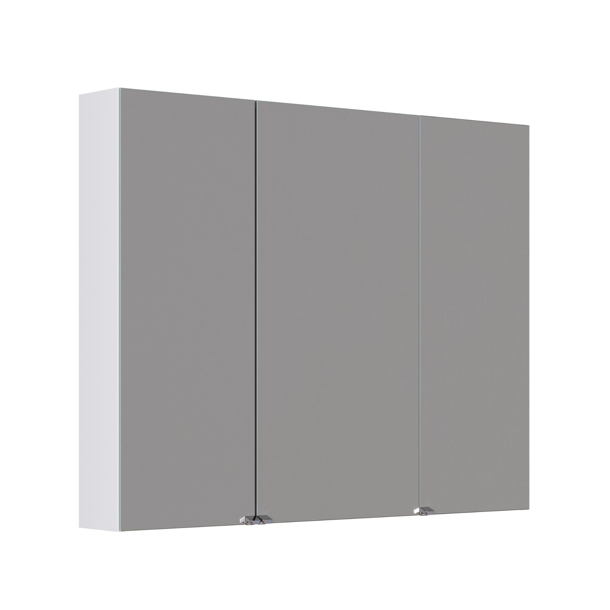 Dansani Inzo Style Speilskap 3 dører Hvit matt lakk / 100cm Dansani Speilskap DA-S881-171