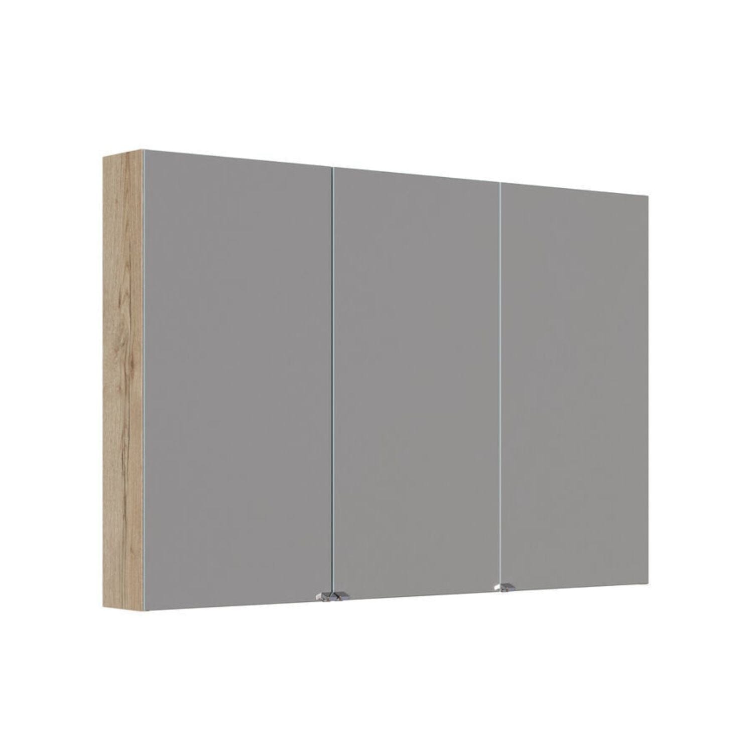 Dansani Inzo Style Speilskap 3 dører Natur eik / 120cm Dansani Speilskap DA-S883-149