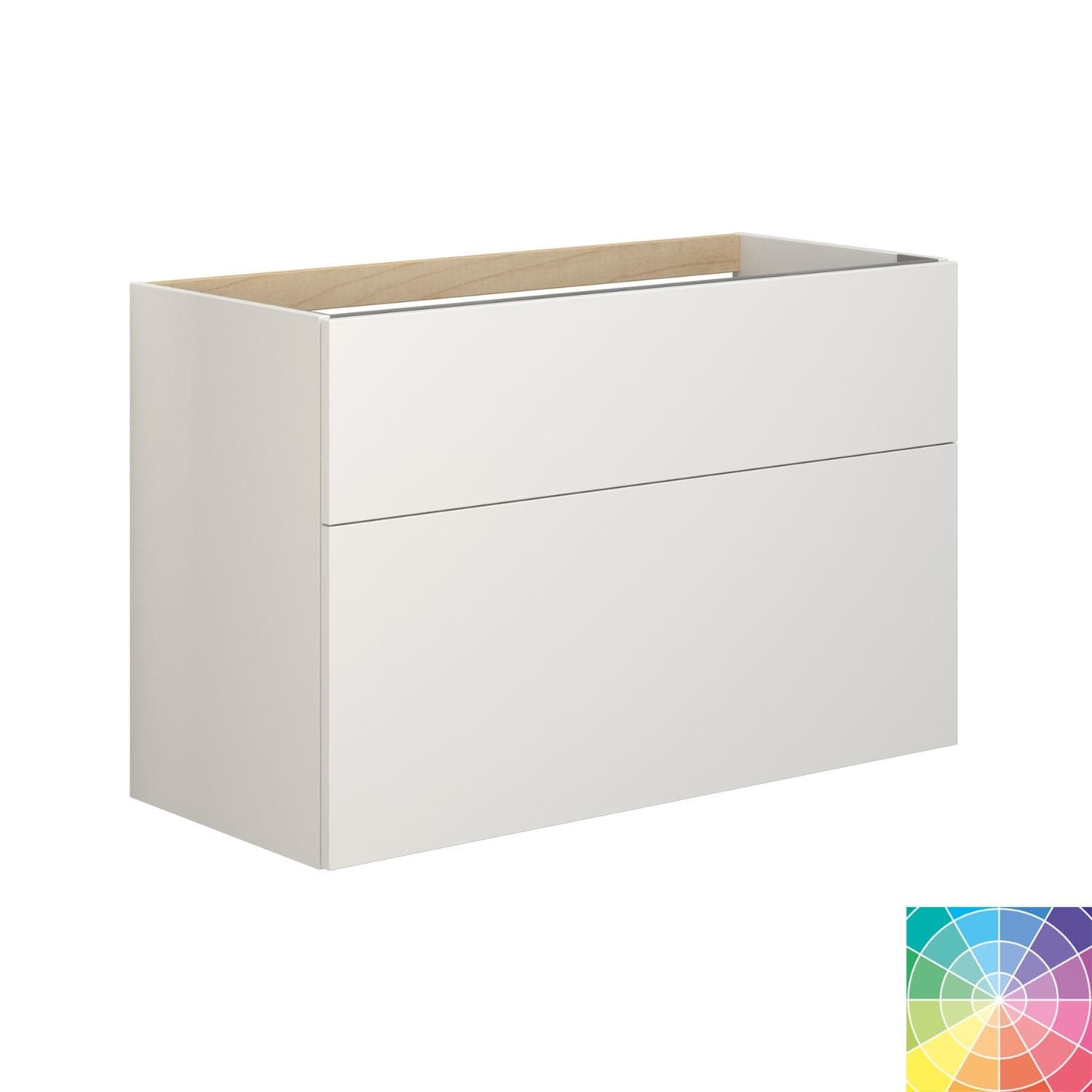 Dansani Inzo Underskap B60-120xH64xD44cm - Glatt NCS farge / 100cm Dansani Sideskap bad DA-M49-1099