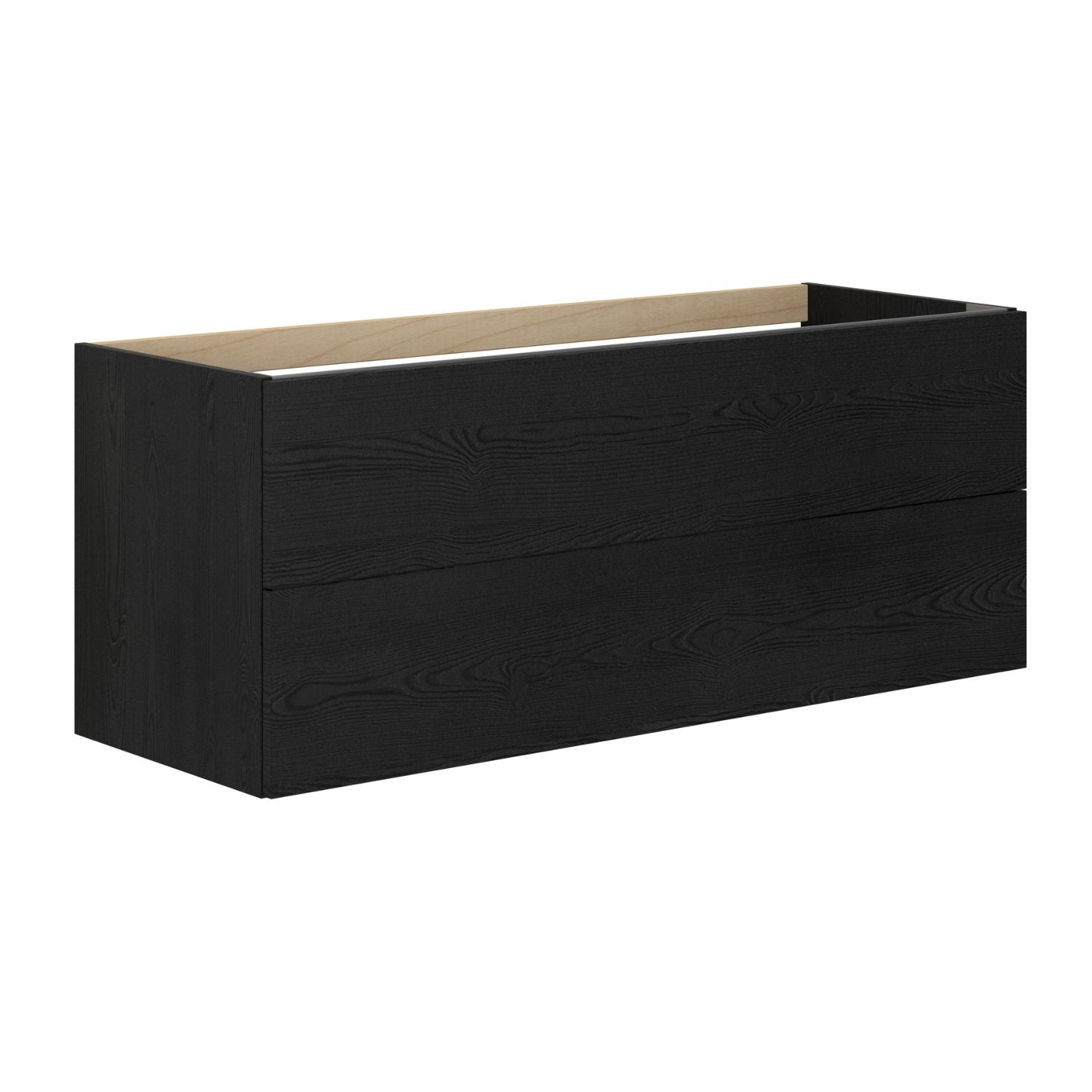 Dansani Inzo Underskap B60-120xH64xD44cm - Glatt Svart eik / 120cm Dansani Sideskap bad DA-M50-1050