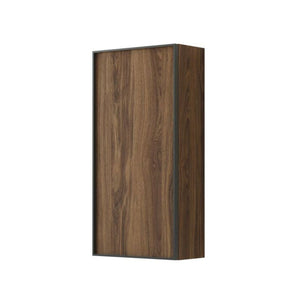 Dansani Inzo Urban Alu-ramme svart Overskap 1 dør B40xH80xD19cm