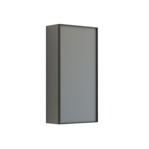 Dansani Inzo Urban Alu-ramme svart Overskap 1 dør B40xH80xD19cm