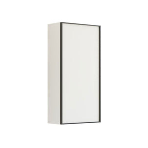 Dansani Inzo Urban Alu-ramme svart Overskap 1 dør B40xH80xD19cm