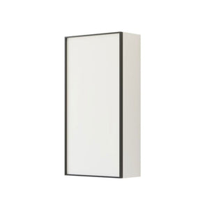 Dansani Inzo Urban Alu-ramme svart Overskap 1 dør B40xH80xD19cm