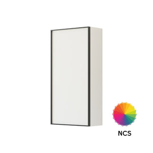 Dansani Inzo Urban Alu-ramme svart Overskap 1 dør B40xH80xD19cm