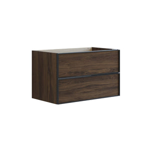 Dansani Inzo Urban Alu-ramme svart Underskap 2 skuff B60-120xH48xD44cm