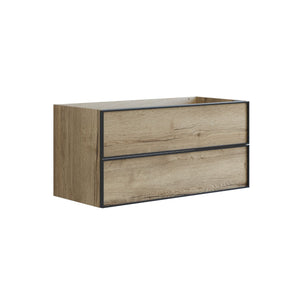 Dansani Inzo Urban Alu-ramme svart Underskap 2 skuff B60-120xH48xD44cm