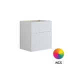 Dansani Inzo Urban Riflet Servantskap 2 skuff B60-120xH64xD44cm