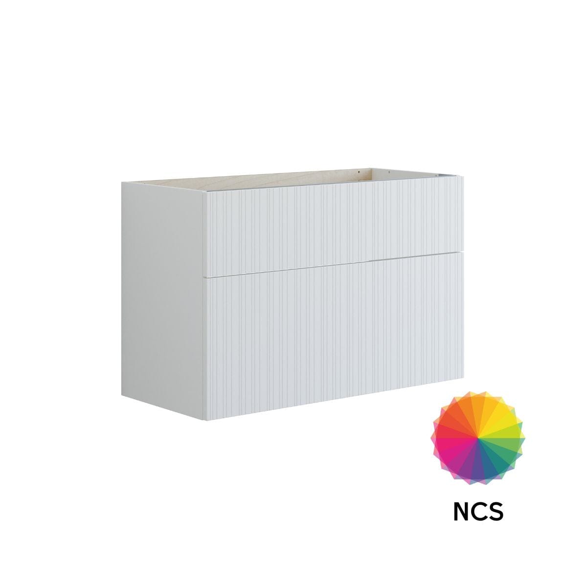 Dansani Inzo Urban Riflet Underskap 2 skuff B60-120xH64xD44cm NCS farge / 100cm Dansani Sideskap bad DA-U39-9099