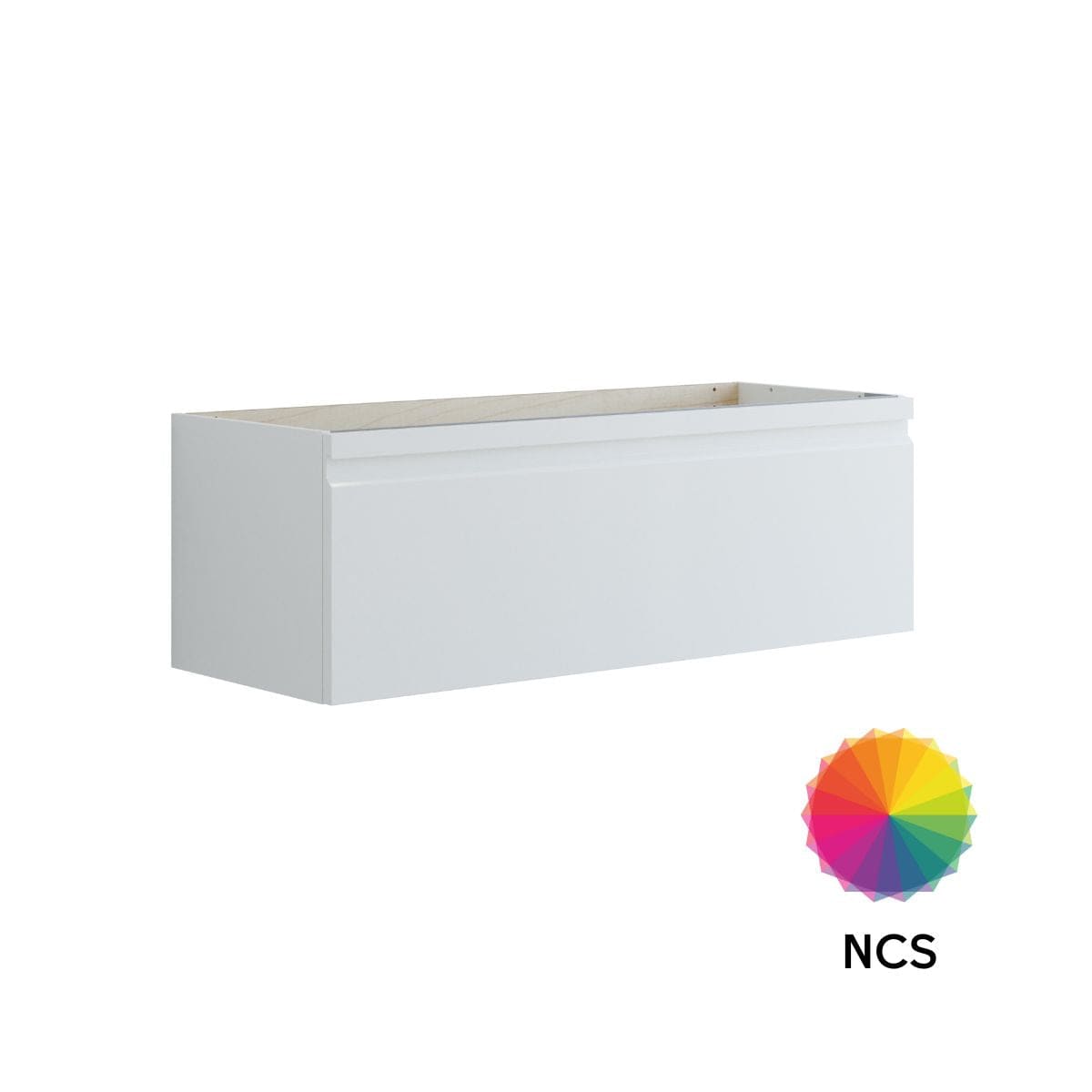 Dansani Inzo Urban Underskap med Integrert Grep 1 skuff B60-120xH40xD44cm NCS farge / 120cm Dansani Sideskap bad DA-U32-2099