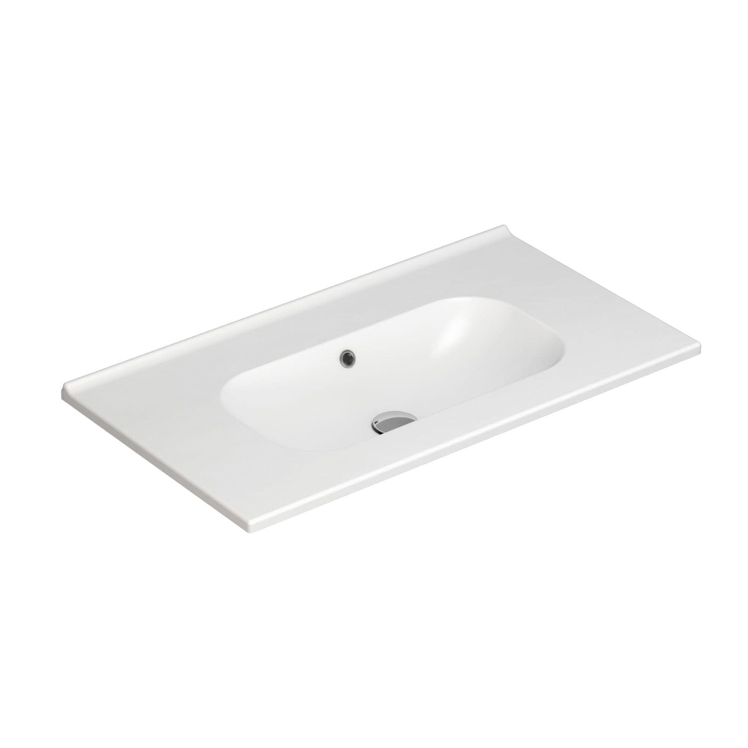 Dansani Kantate Servant B60-160xH1,8xD45cm, porselen Hvit / 80cm / Nei Dansani Baderomsservant DA-531908103