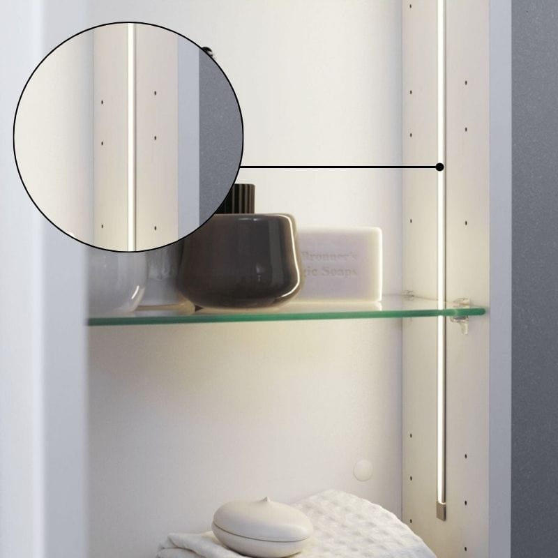 Dansani Lys innvendig Høyskap Dansani Tilbehør baderomsinnredning DA-LI60