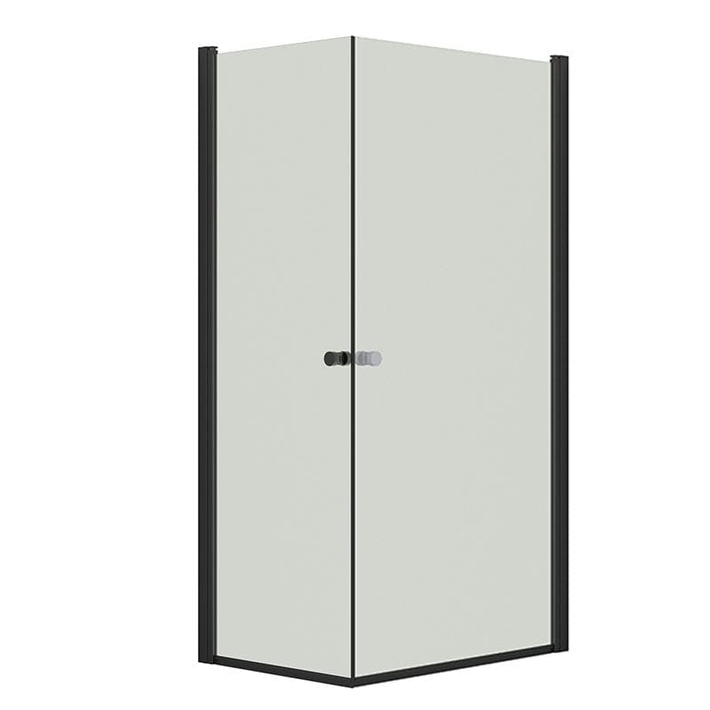 Dansani Match A+A Dusjhjørne Rett Svart matt / 70x100cm / Klart glass Dansani Dusjhjørne BUN-A71101-03SM