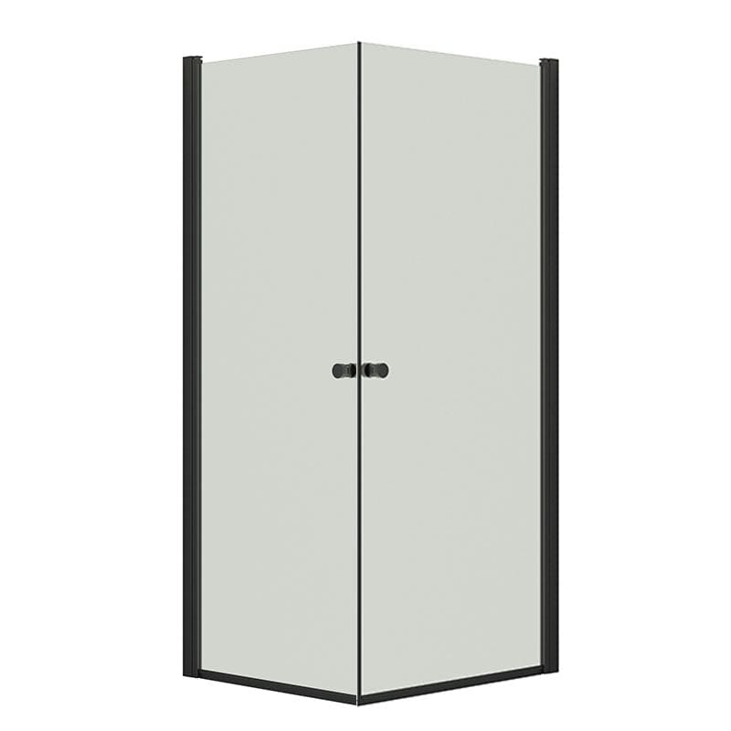 Dansani Match A+A Dusjhjørne Rett Svart matt / 80x90cm / Klart glass Dansani Dusjhjørne BUN-A8191-03SM