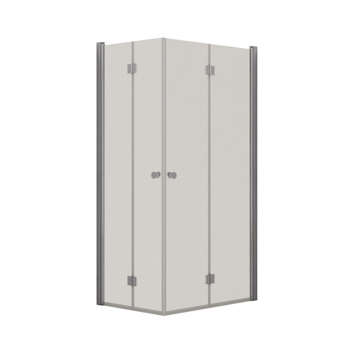 Dansani Match B+B Dusjhjørne Leddet Krom / 70x100cm / Klart glass Dansani Dusjhjørne BUN-B71101-05KR