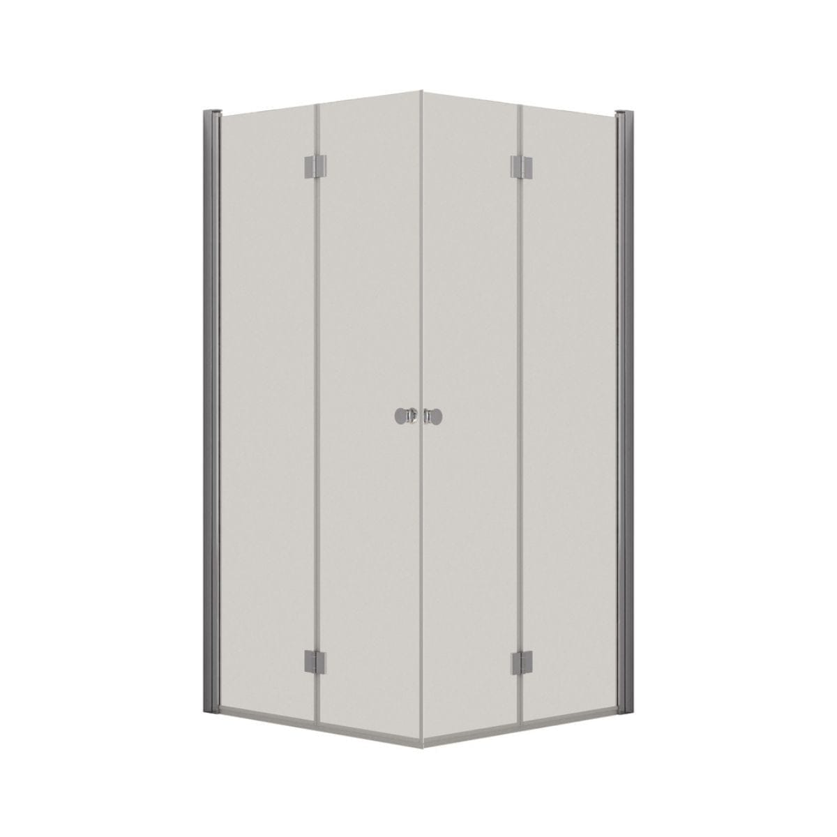 Dansani Match B+B Dusjhjørne Leddet Krom / 90x90cm / Klart glass Dansani Dusjhjørne BUN-B9191-05KR