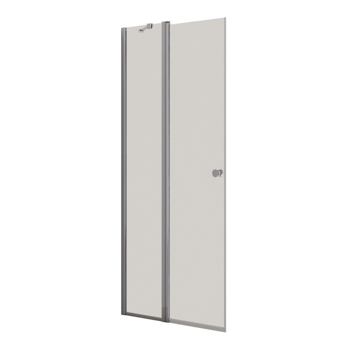 Dansani Match C Dusjdør med sidepanel B90-100xH200cm Krom / 100cm / Klart glass Dansani Dusjdør DA-C101-05