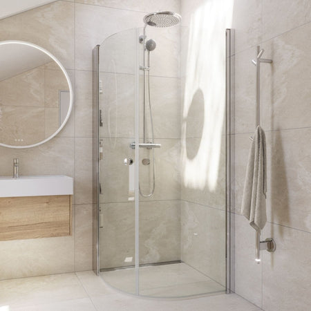 Dansani Match E Halvrund Dusjdør