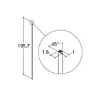 Dansani Match Magnetlist til dusjdør A/B/C/E - 1 stk