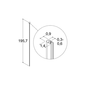 Dansani Match Tetningslist 9 til dusjnisje
