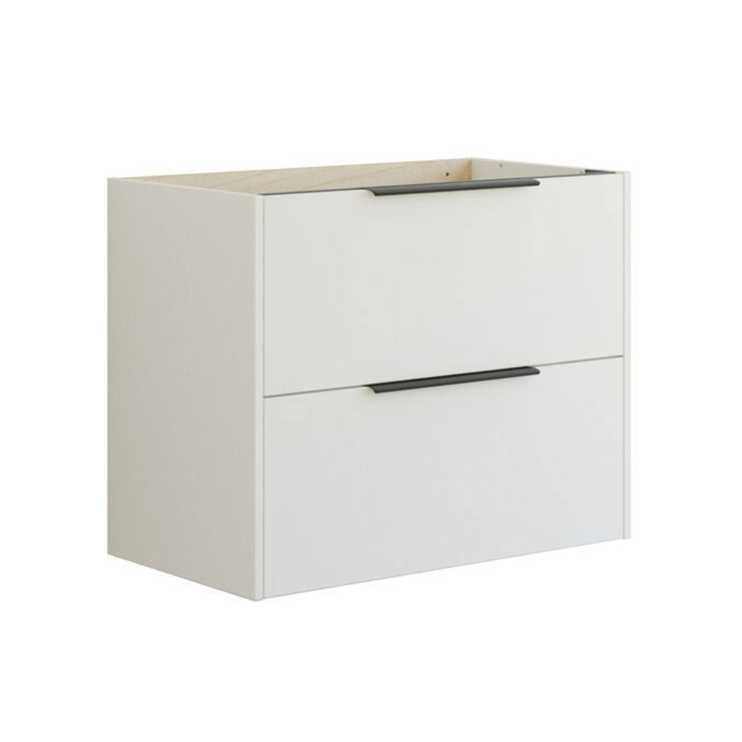 Dansani Mido+ Classic Glatt Servantskap 2 Skuff Hvit matt / 80cm Dansani Servantskap DA-N28-1010