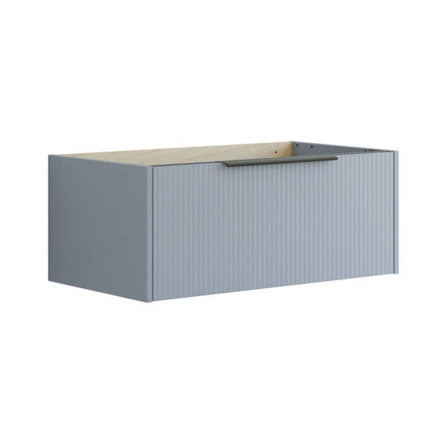 Dansani Mido+ Classic Stripet Servantskap 1 Skuff Lyseblå matt / 80cm Dansani Servantskap DA-N22-N016