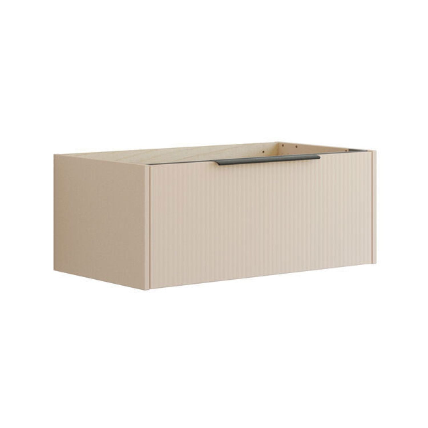 Dansani Mido+ Classic Stripet Servantskap 1 Skuff Sand matt / 80cm Dansani Servantskap DA-N22-N034