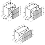 Dansani Mido+ Classic Stripet Servantskap 2 Skuff