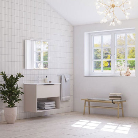 Dansani Mido+ Classic Stripet Servantskap Med skuff og åpent rom