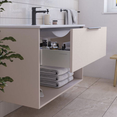 Dansani Mido+ Classic Stripet Servantskap Med skuff og åpent rom