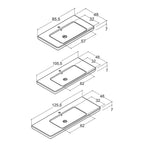 Dansani Mido+ Lotto XL Møbelservant B85-125xD48cm